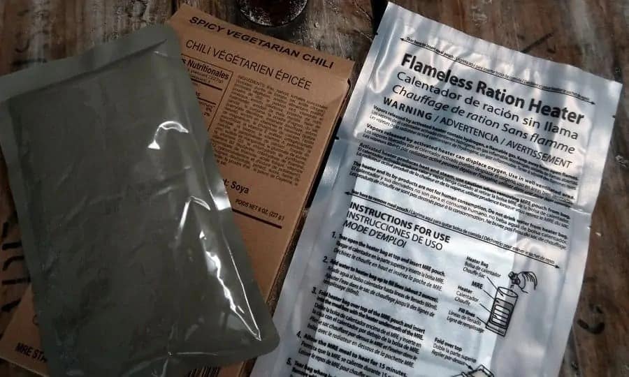 MRE Star Meilleure Prparation Alimentaire 10 | Québec Preppers Contenu d'une ration alimentaire de type MRE