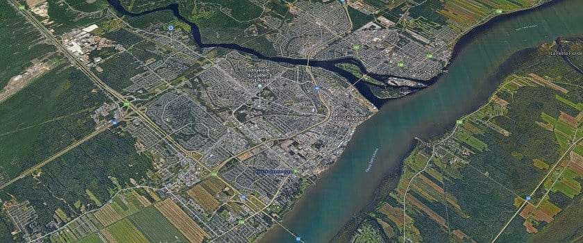 Niveau petite région de la matrice des menaces