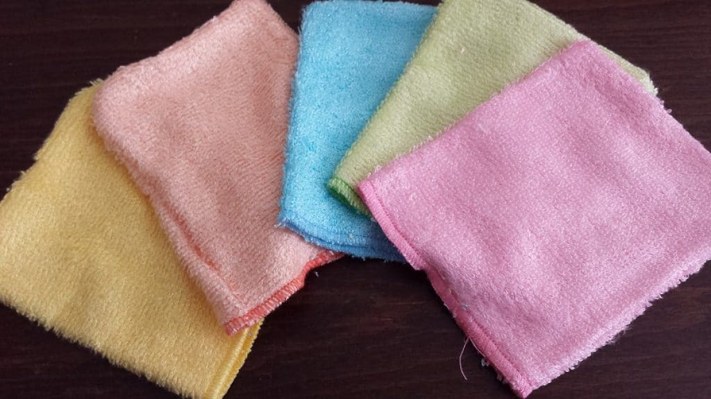 Tissu réutilisable comme papier toilette de remplacement méthode tissu familial