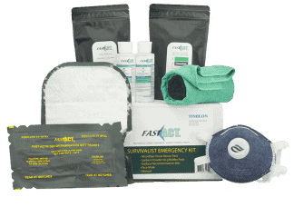 Fast Act | Québec Preppers Kit de décontamination chimique FAST ACT